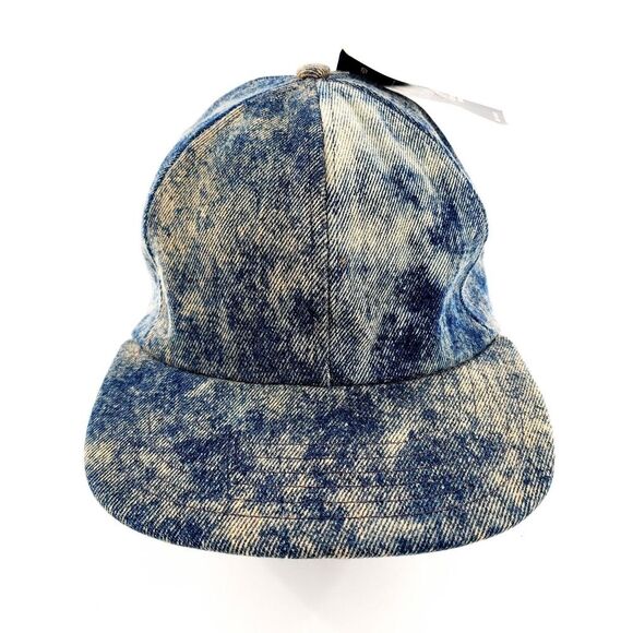 Vintage Cotton Acid Stone Washed Demin Elastic Back Hat USA Brand New w/ Tag - Picture 1 of 8